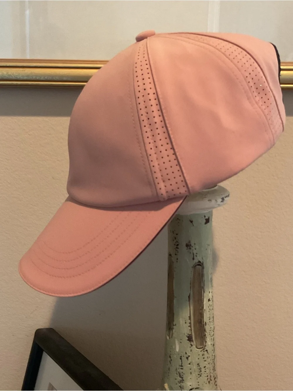 Chico’s Dusty Pink Baseball Cap Hat NWOT